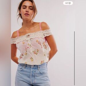 NWT free people Morning Call Bodysuit - sz L